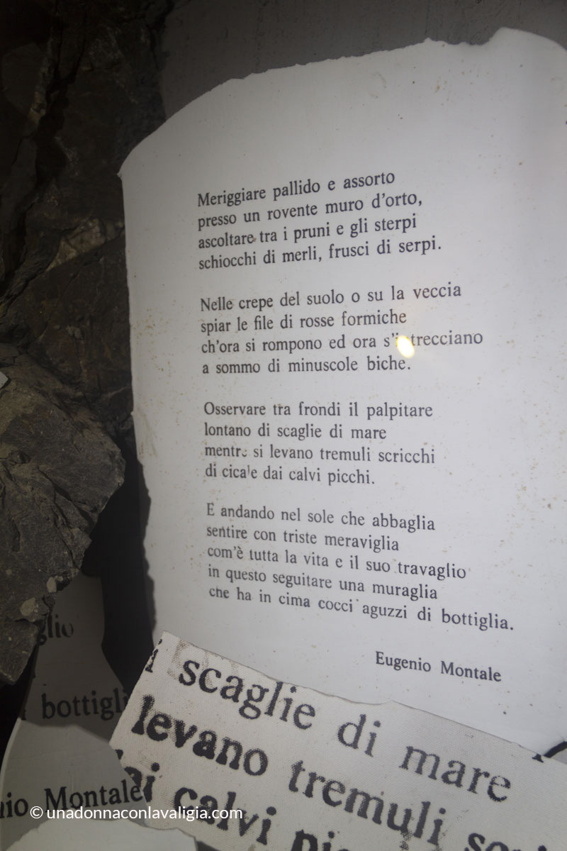 poesia montale monterosso